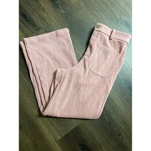 Corduroy Pants Womens Trousers Casual Wide Leg Pink